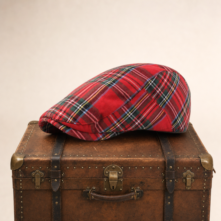 Tartan Highland Cap — OSWESTRY — Red