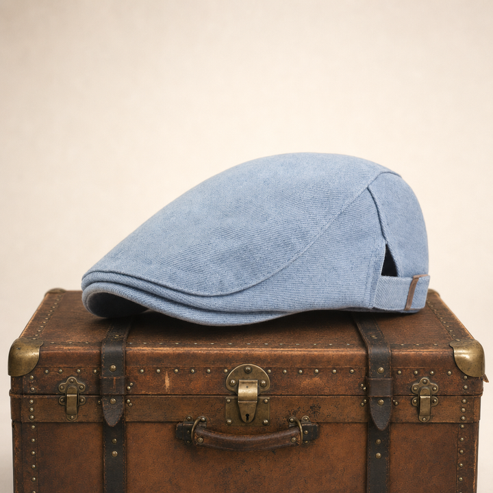 Raw Denim Cap — COCKERMOUTH — Sky Blue