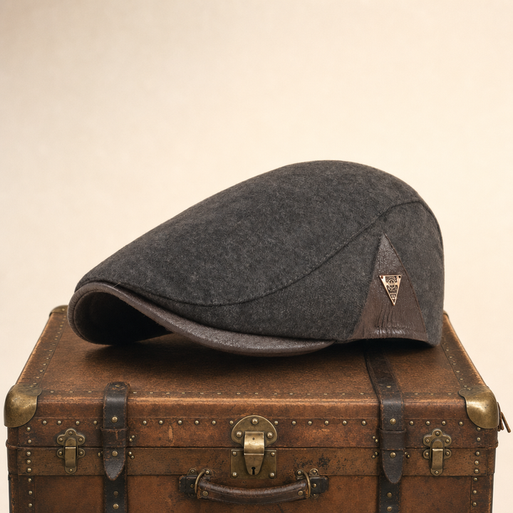 Vintage Panel Cap — KEIGHLEY — Tobacco Brown