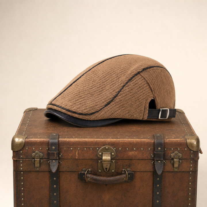 Heritage Knit Cap — PADSTOW — Tobacco Brown