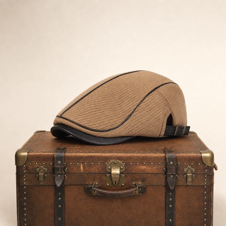 Heritage Knit Cap — CALLANDER — Tobacco Brown