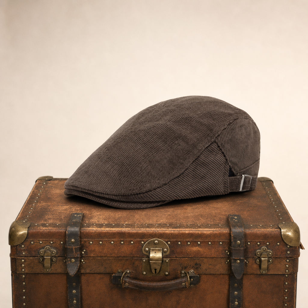 Corduroy Vintage Cap — COLDSTREAM — Tobacco Brown