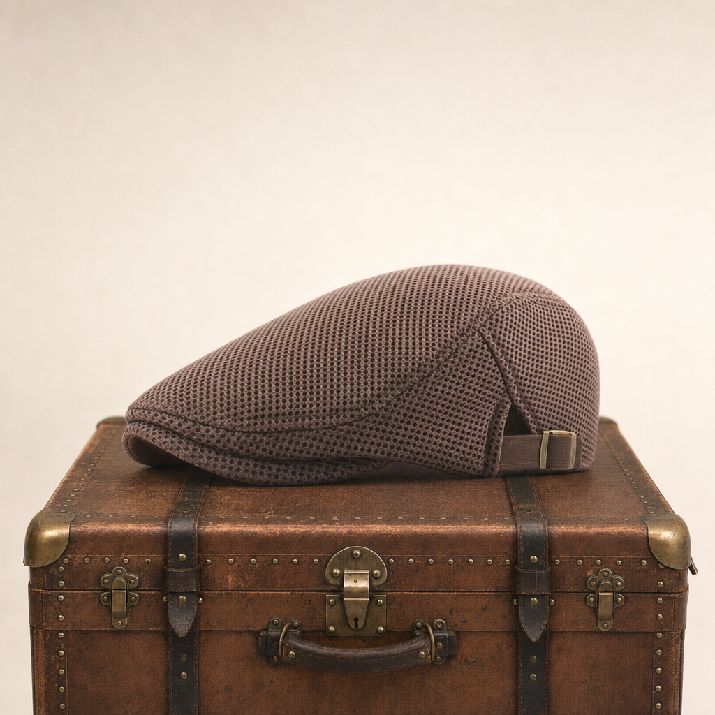 Breathable Mesh Cap — SLIGO — Tobacco Brown