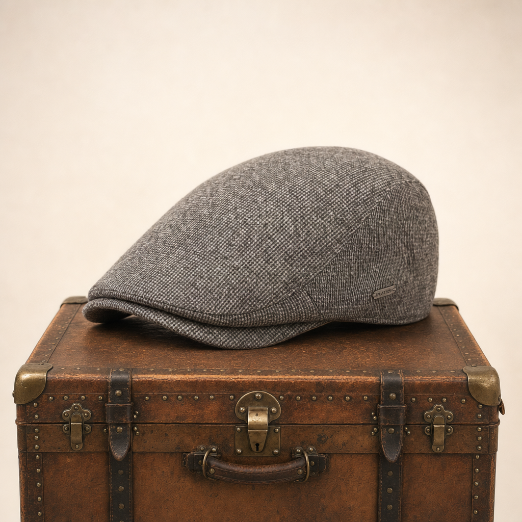 Heritage Wool Cap — GLOSSOP — Tobacco Brown