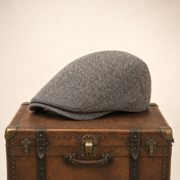 Heritage Wool Cap — GLOSSOP — Tobacco Brown