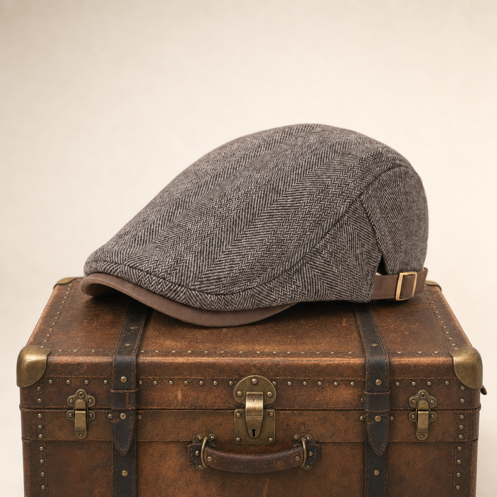 Heritage Wool Cap — MATLOCK — Tobacco Brown
