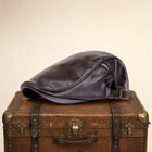 Leather Driver Cap — HAWICK 1