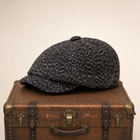 Tweed Newsboy Cap — SETTLE 3