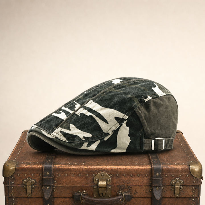 Camo Cotton Cap — WESTPORT — White