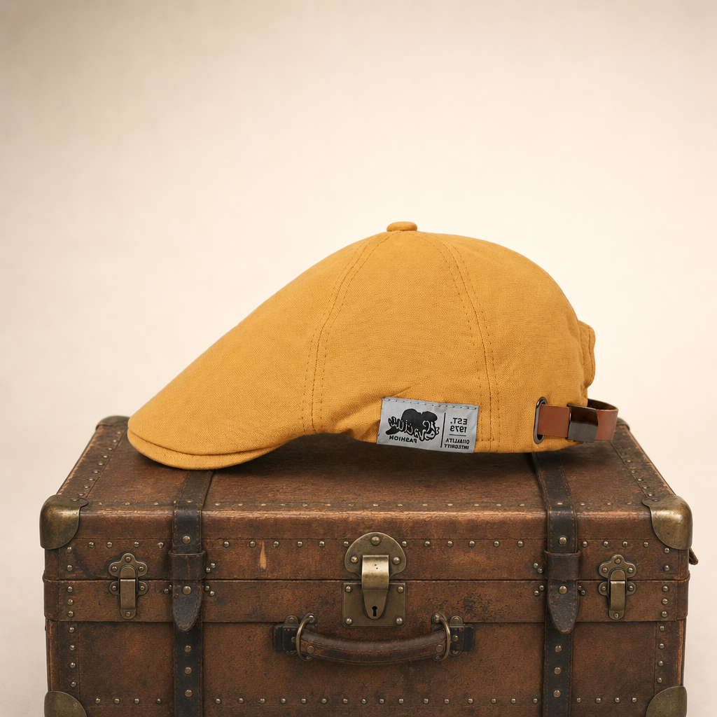 Modern Classic Cap — SADDLEWORTH — Yellow